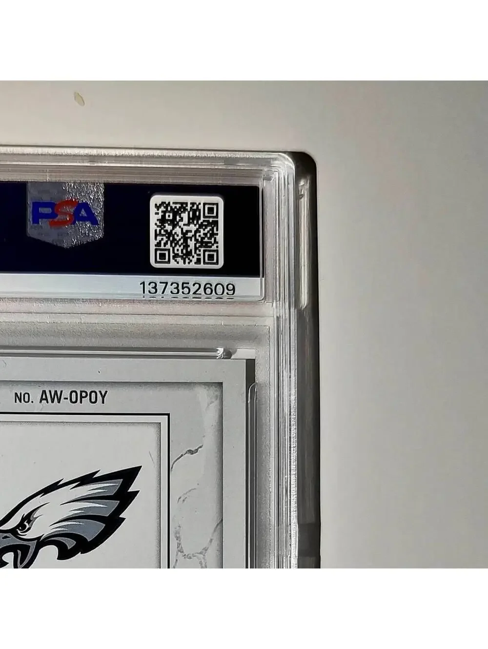 Saquon Barkley 2024 Panini NFL Offensive Player of the Year Eagles PSA 8 NM-MT